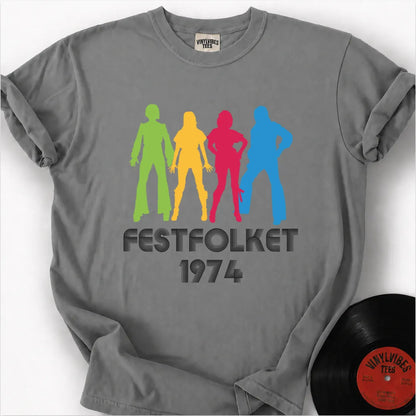 Printify T-Shirt Granite / S FESTFOLKET Premium T-Shirt