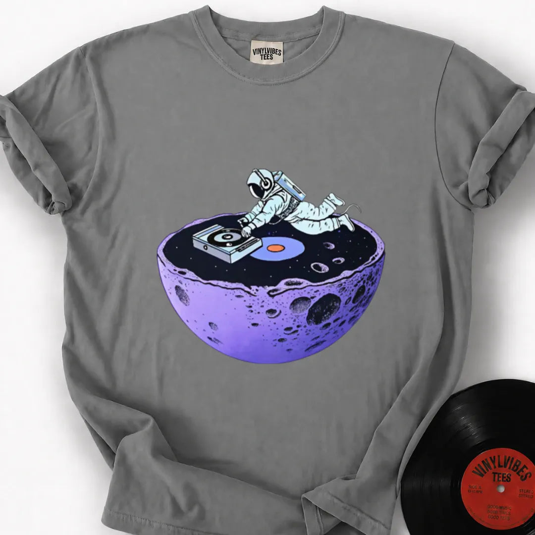 Printify T-Shirt Granite / S Floating Astronaut Premium T-Shirt