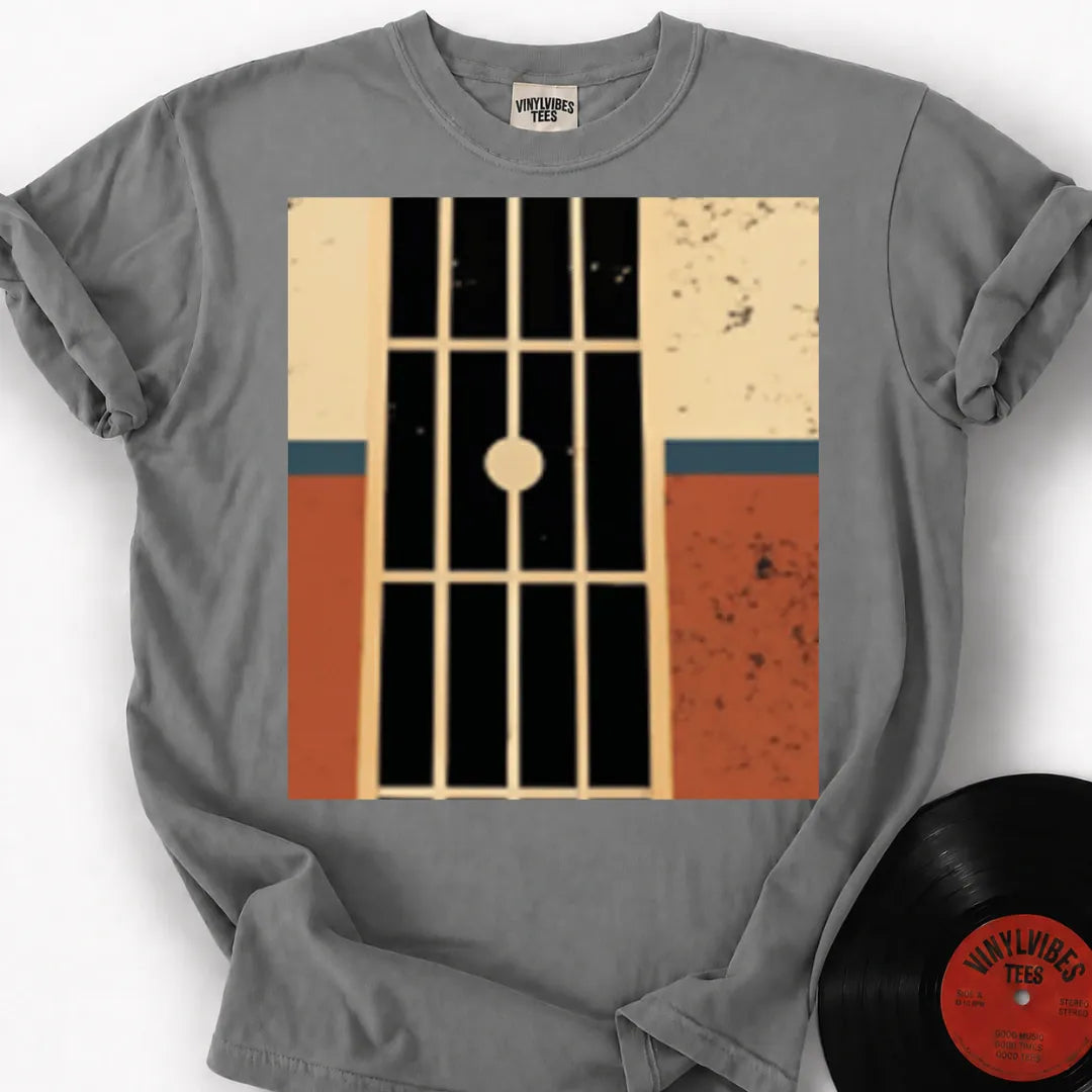 Printify T-Shirt Granite / S Guitar Sunset T-Shirt