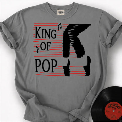 Printify T-Shirt Granite / S King of Pop Classic Premium T-Shirt