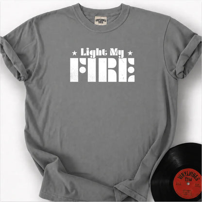 Printify T-Shirt Granite / S Light My Fire Premium T-Shirt