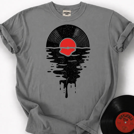 Printify T-Shirt Granite / S Melting Sunset Premium T-Shirt