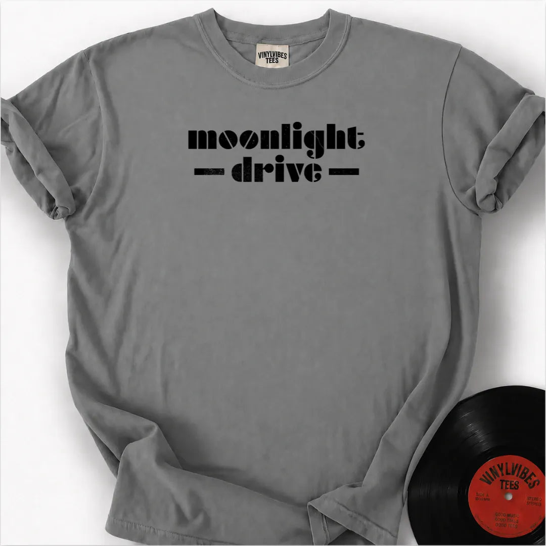 Printify T-Shirt Granite / S Moonlight Drive Premium T-Shirt