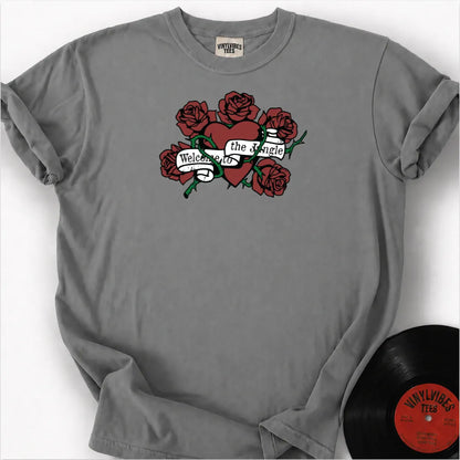 Printify T-Shirt Granite / S November Rose Premium T-Shirt