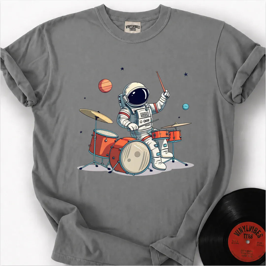 Printify T-Shirt Granite / S Playful Astronaut Premium T-Shirt