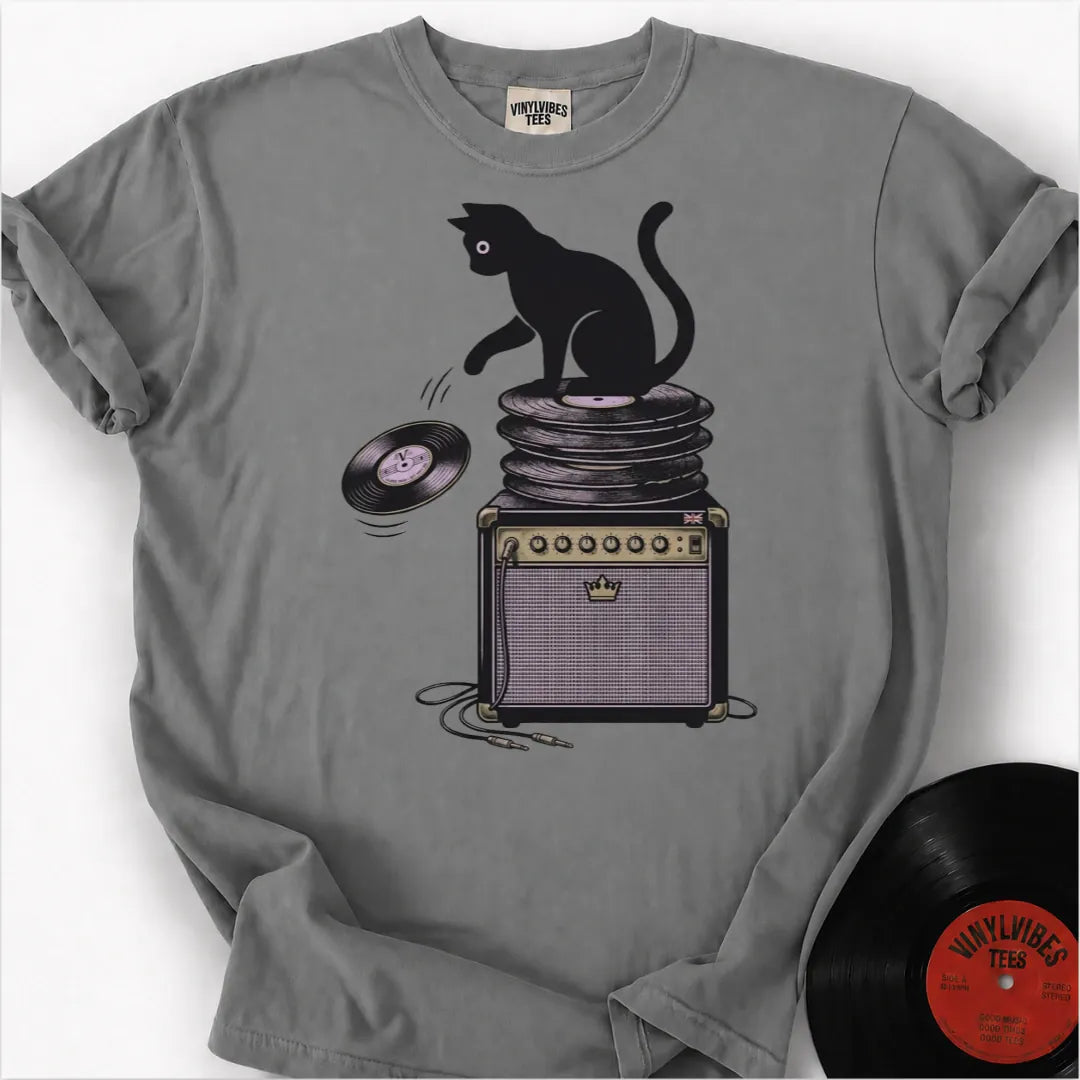 Printify T-Shirt Granite / S Scratch And Spin Premium T-Shirt