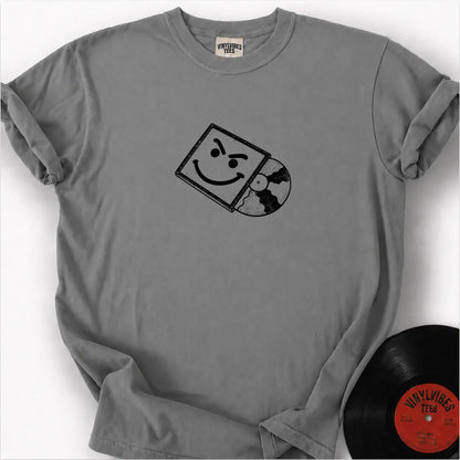 Printify T-Shirt Granite / S Smiley Vinyl Premium T-Shirt