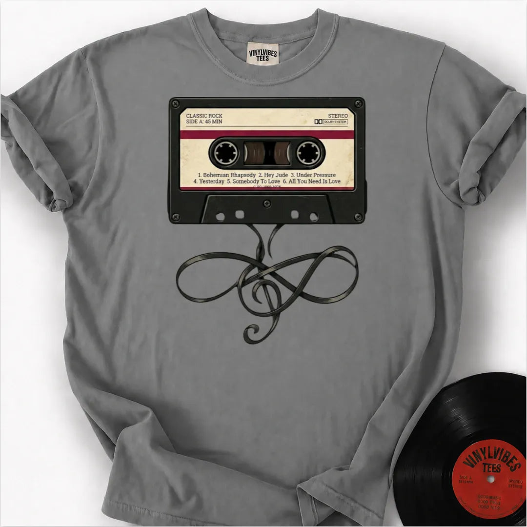 Printify T-Shirt Granite / S The Analog Anthem Premium T-Shirt