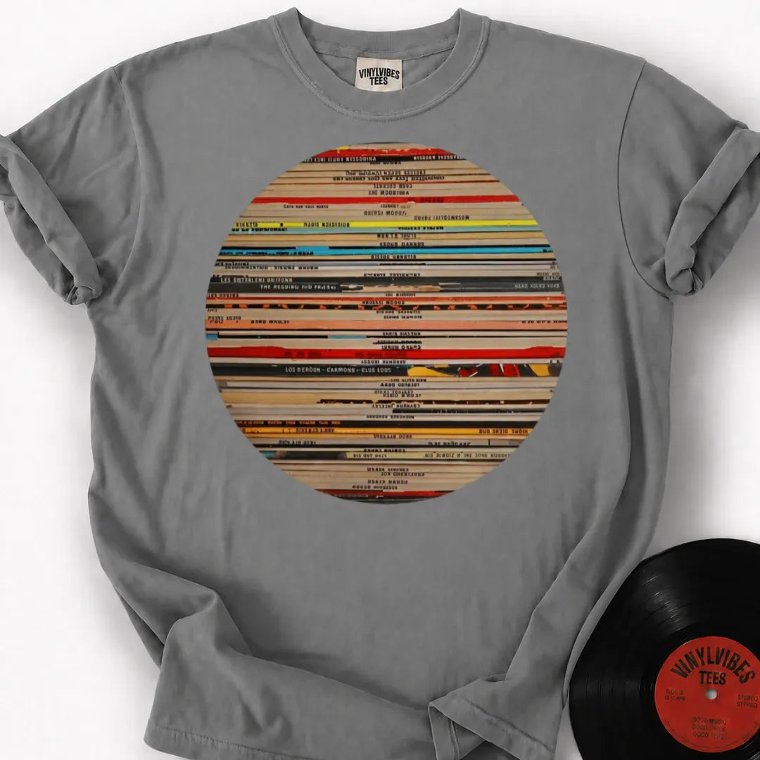 Printify T-Shirt Granite / S Vinyl Globe Premium T-Shirt