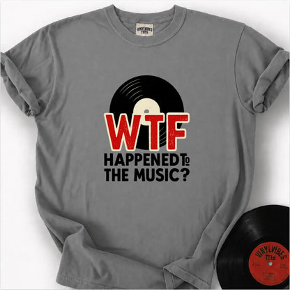 Printify T-Shirt Granite / S What Happened To The Music Premium T-Shirt