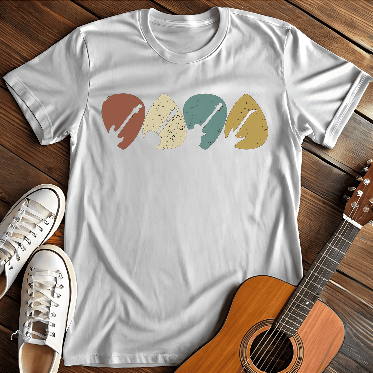 ⭐️⭐️⭐️⭐️⭐️ T-Shirt Guitar Plectrum T-Shirt