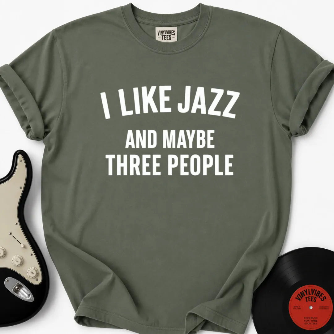 Printify T-Shirt Moss / S I Like Jazz Premium T-Shirt
