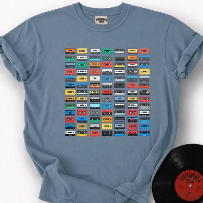 Printify T-Shirt Ice Blue / S Casette Hoarder Premium T-Shirt