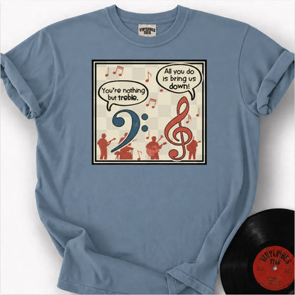 Printify T-Shirt Ice Blue / S Clef Quips Premium T-Shirt
