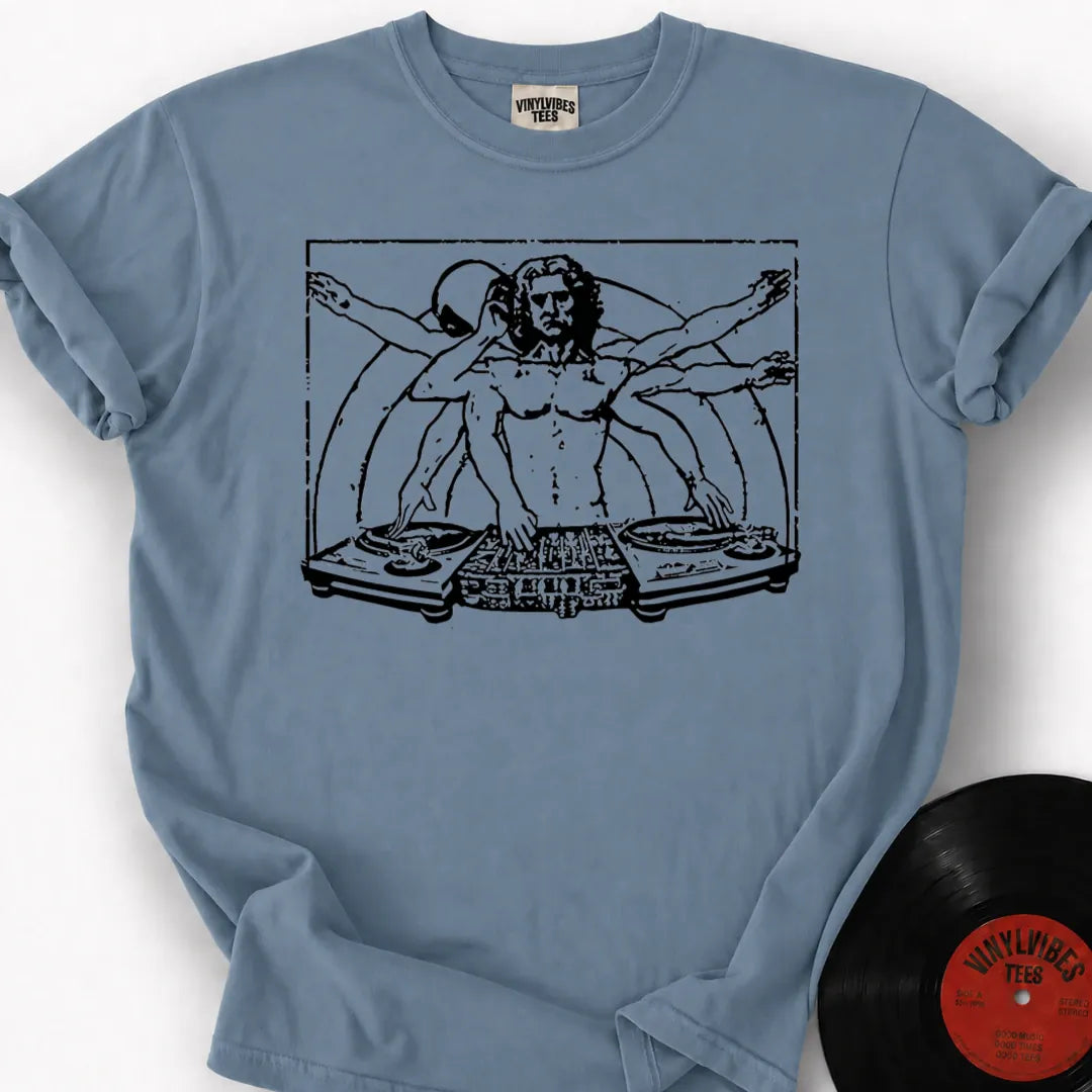 Printify T-Shirt Ice Blue / S Davinci DJ Premium T-Shirt