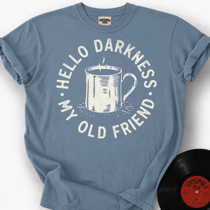 Printify T-Shirt Ice Blue / S Hello Darkness Premium T-Shirt