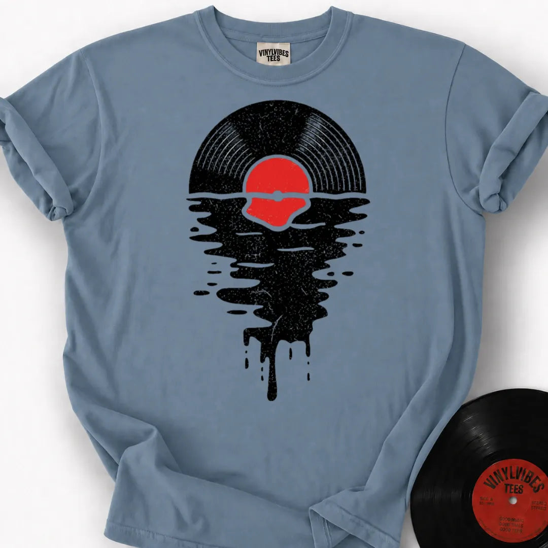 Printify T-Shirt Ice Blue / S Melting Sunset Premium T-Shirt