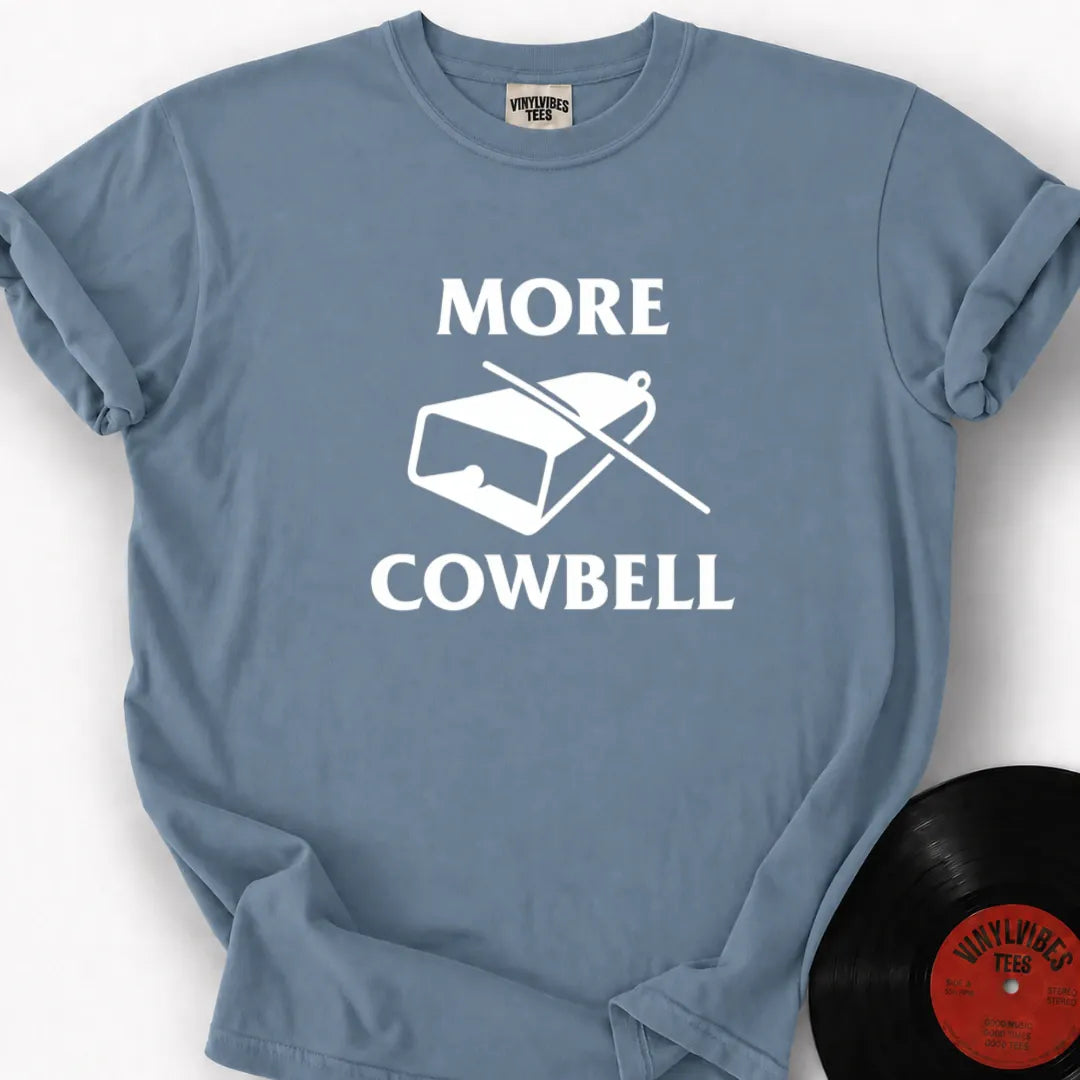 Printify T-Shirt Ice Blue / S More Cowbell Premium T-Shirt