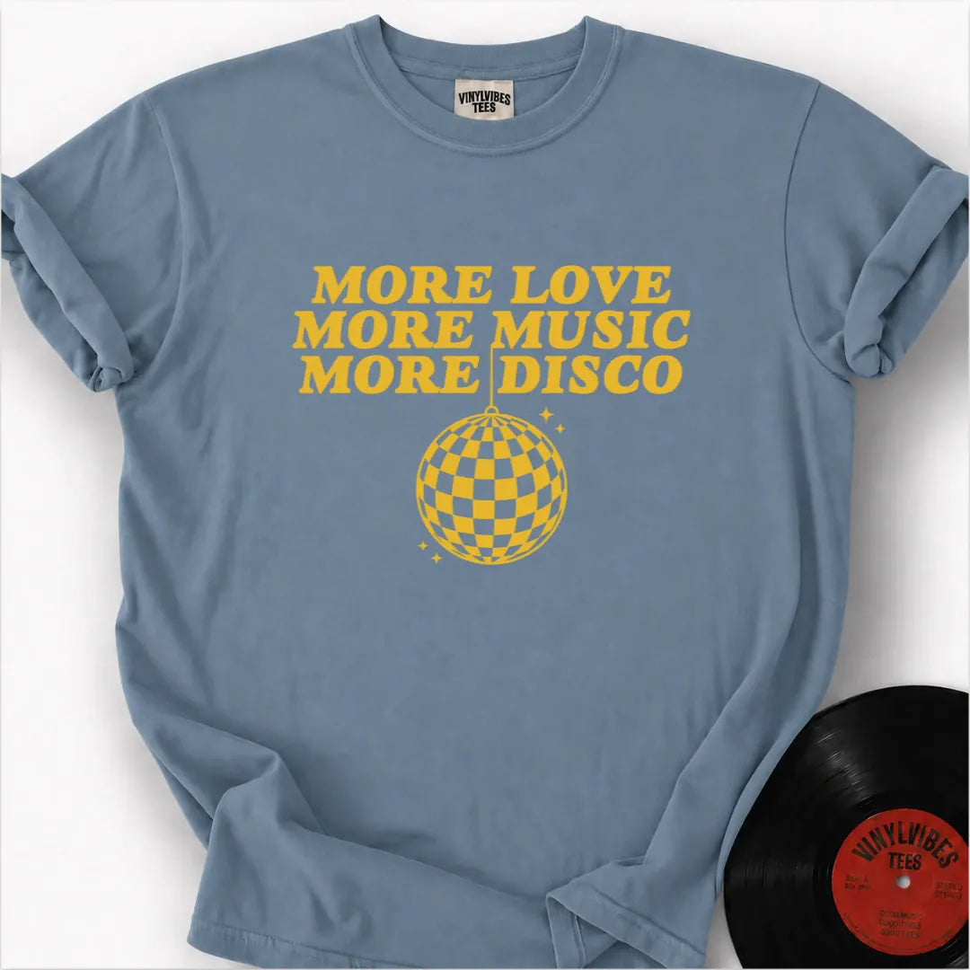 Printify T-Shirt Ice Blue / S MORE DISCO Premium T-Shirt