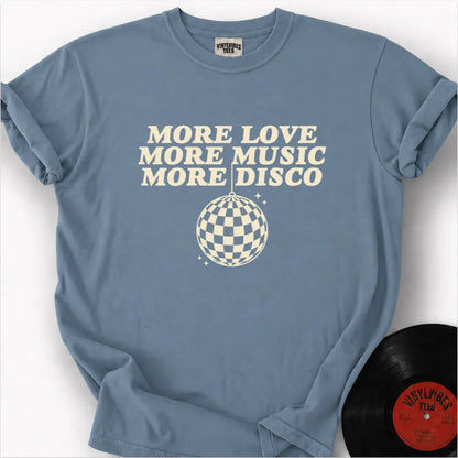 Printify T-Shirt Ice Blue / S MORE DISCO Premium T-Shirt