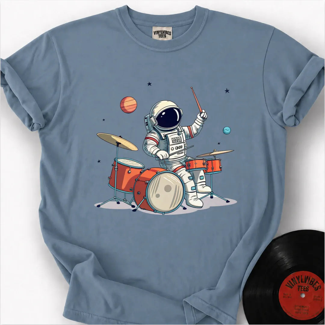Printify T-Shirt Ice Blue / S Playful Astronaut Premium T-Shirt