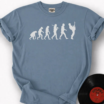 Printify T-Shirt Ice Blue / S Rock Evolution Premium T-Shirt