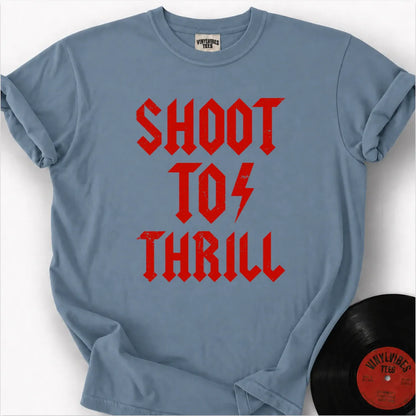 Printify T-Shirt Ice Blue / S Shoot to thrill Premium T-Shirt
