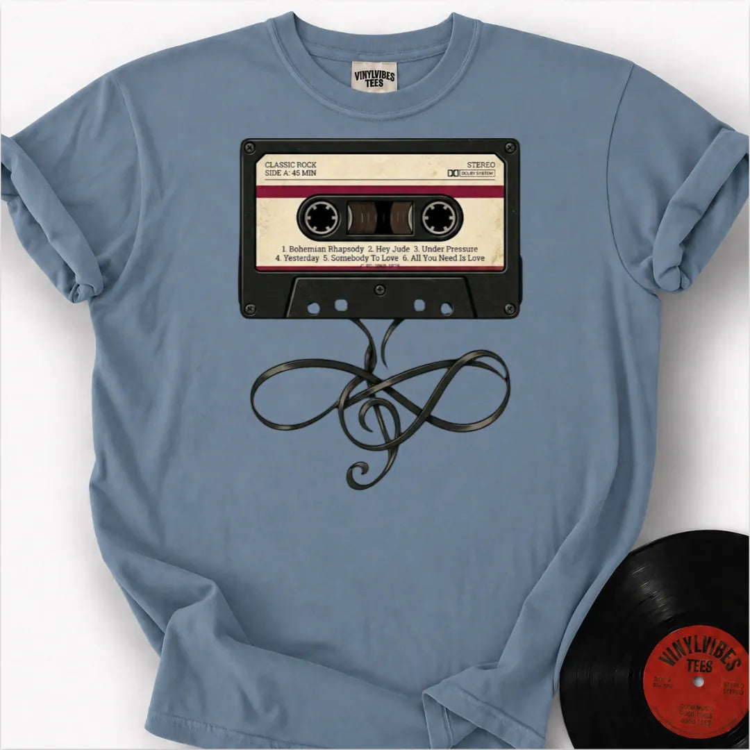 Printify T-Shirt Ice Blue / S The Analog Anthem Premium T-Shirt