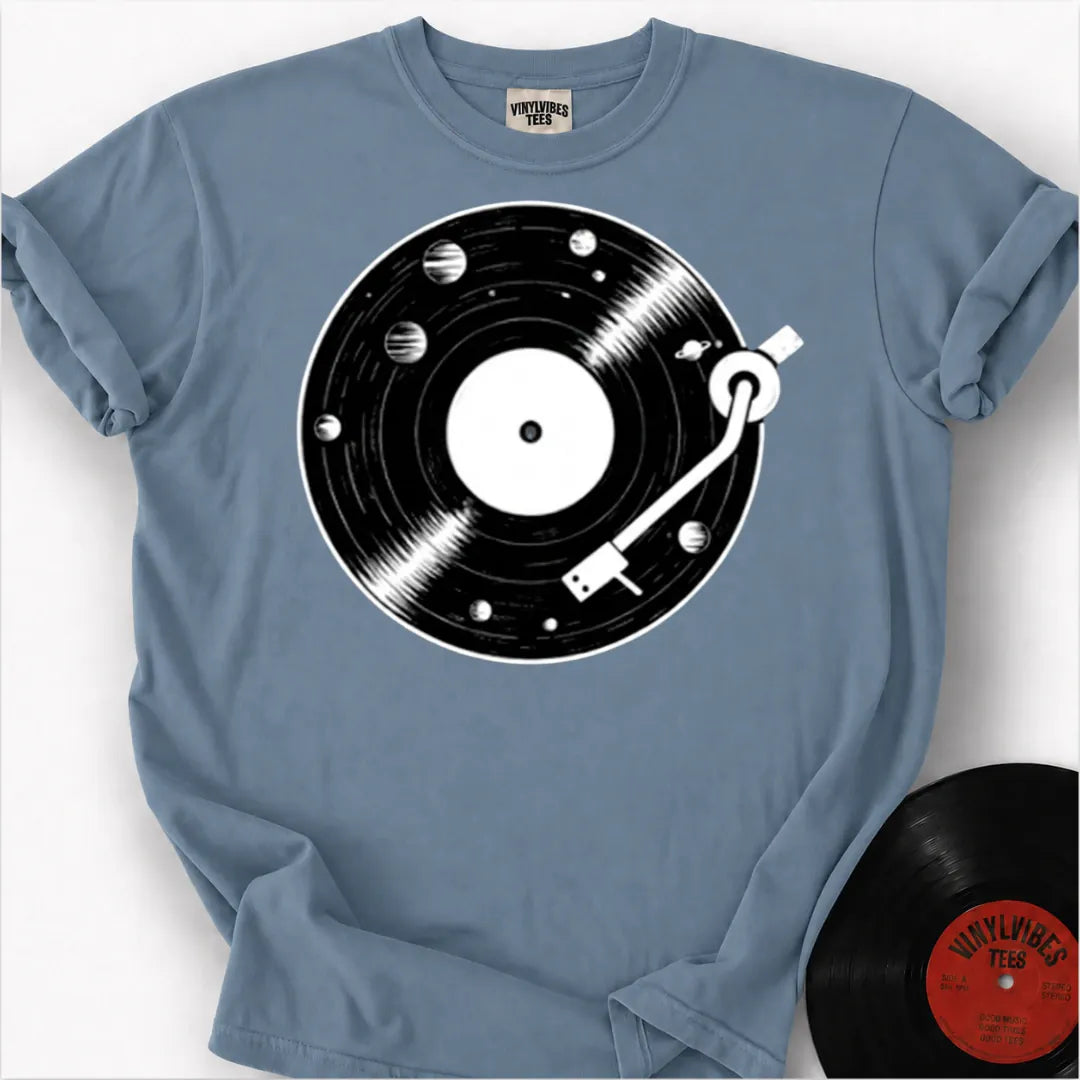 Printify T-Shirt Ice Blue / S The Space Disco Premium T-Shirt