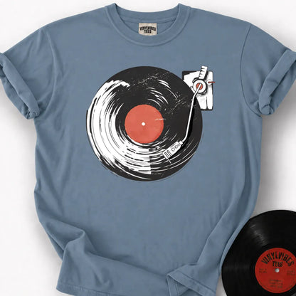 Printify T-Shirt Ice Blue / S Vinyl Wave Premium T-Shirt
