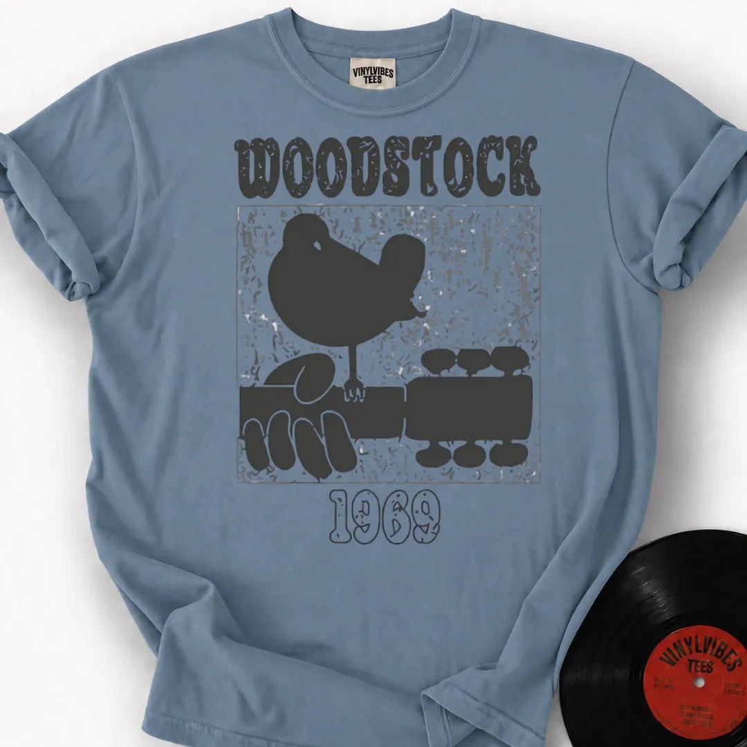 Printify T-Shirt Ice Blue / S Woodstock Premium T-Shirt