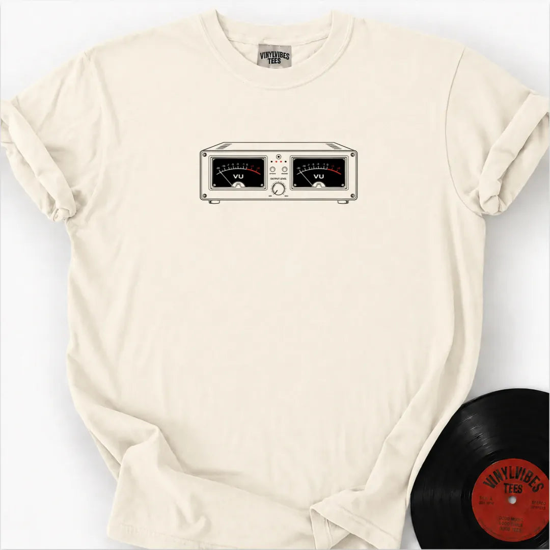 Printify T-Shirt Ivory / S Analog Vu Meter Premium T-Shirt