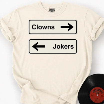 Printify T-Shirt Ivory / S Clowns To The Left Premium T-Shirt
