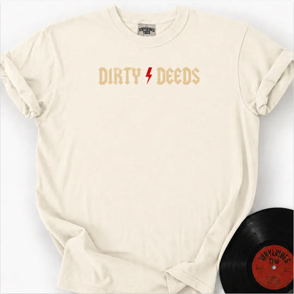 Printify T-Shirt Ivory / S Dirty Deeds Premium T-Shirt