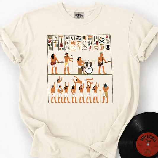 Printify T-Shirt Ivory / S Egyptian Rockband Premium T-Shirt