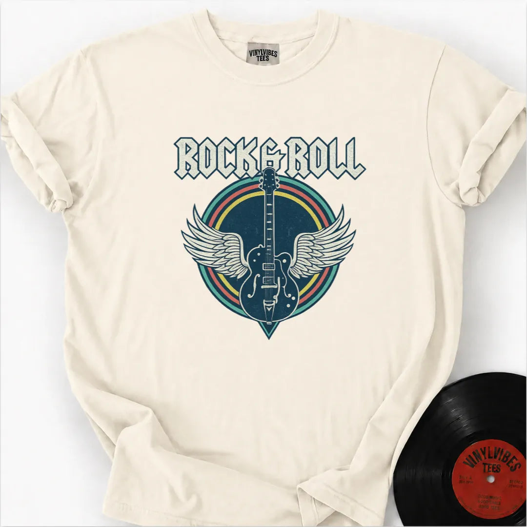 Printify T-Shirt Ivory / S Flight Of Rock Premium T-Shirt