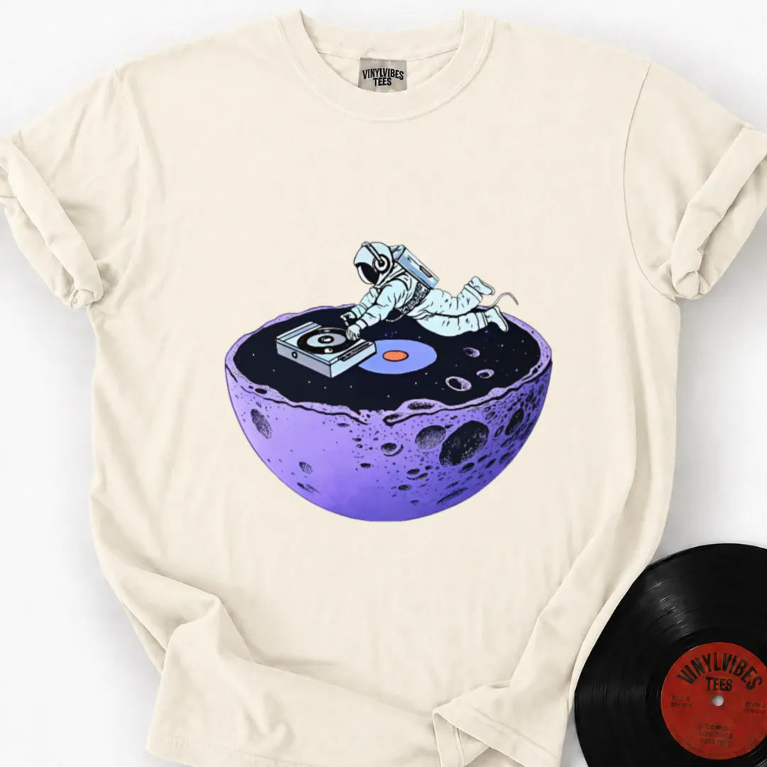 Printify T-Shirt Ivory / S Floating Astronaut Premium T-Shirt