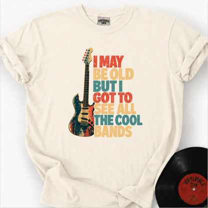 Printify T-Shirt Ivory / S I May Be Old Premium T-Shirt