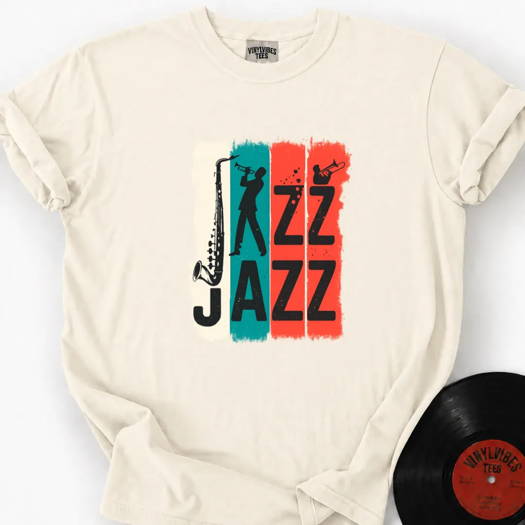 Printify T-Shirt Ivory / S Jazz Jazz Premium T-Shirt