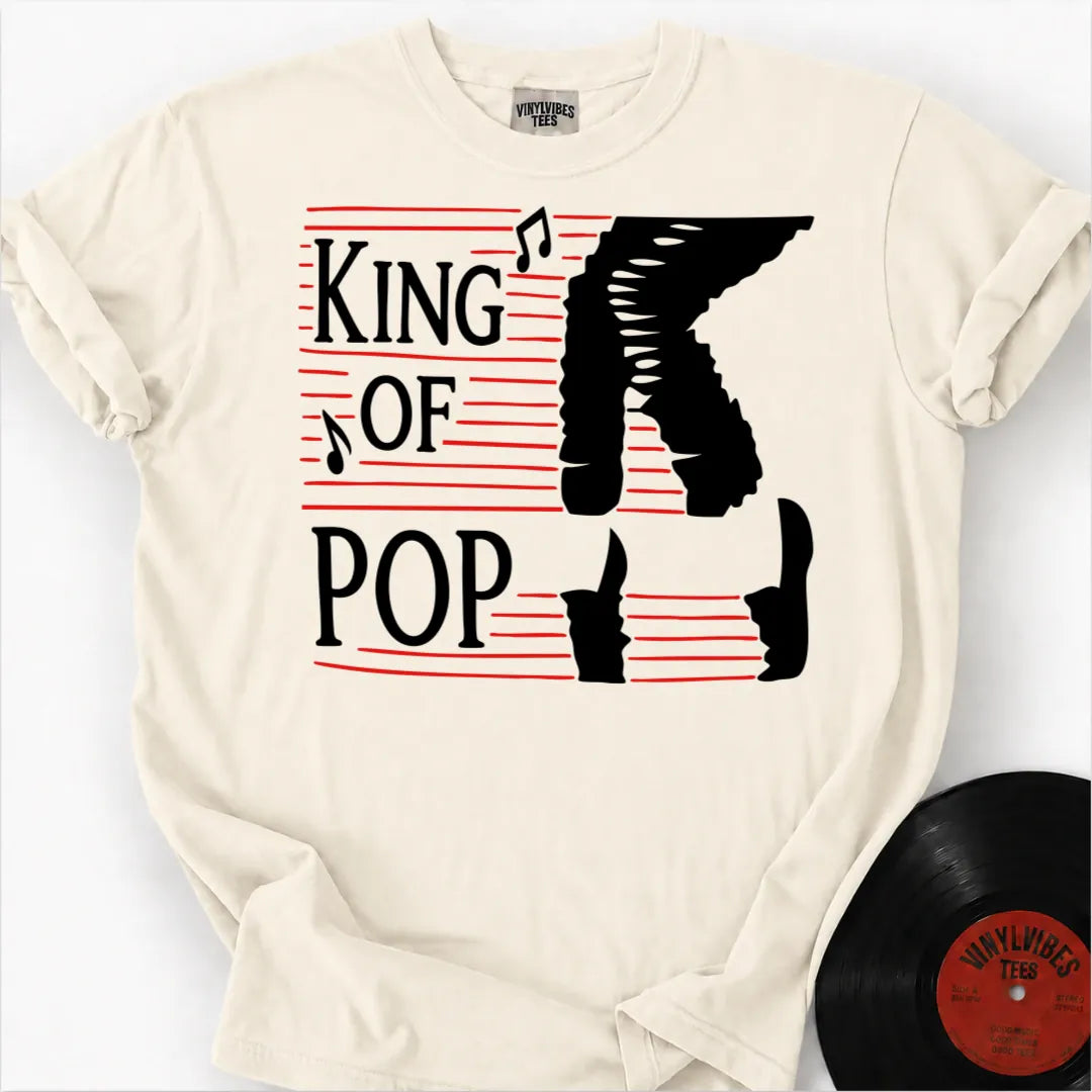 Printify T-Shirt Ivory / S King of Pop Classic Premium T-Shirt