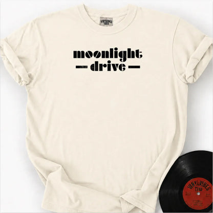 Printify T-Shirt Ivory / S Moonlight Drive Premium T-Shirt