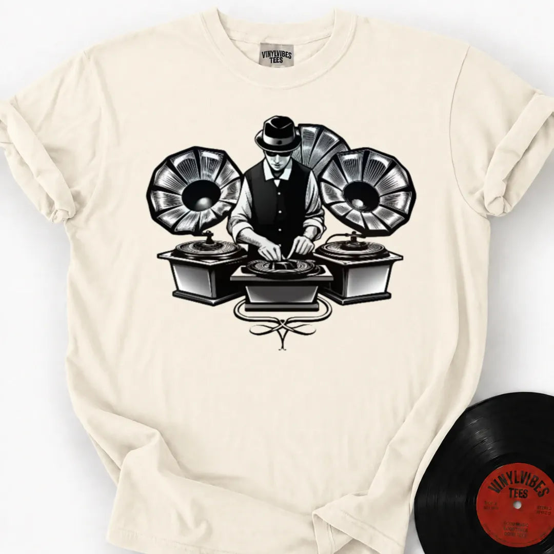Printify T-Shirt Ivory / S Oldskool DJ