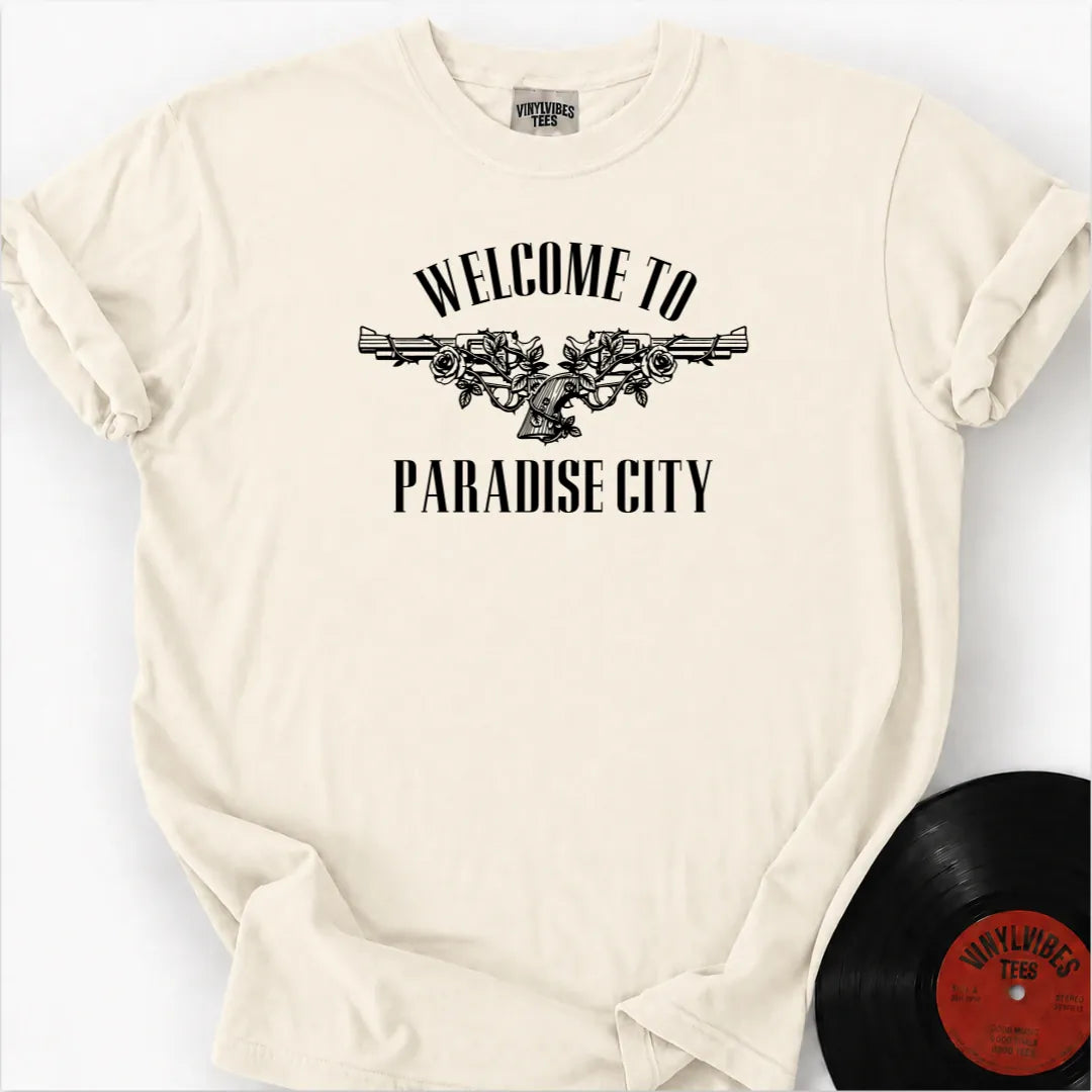 Printify T-Shirt Ivory / S Paradise City Premium T-Shirt