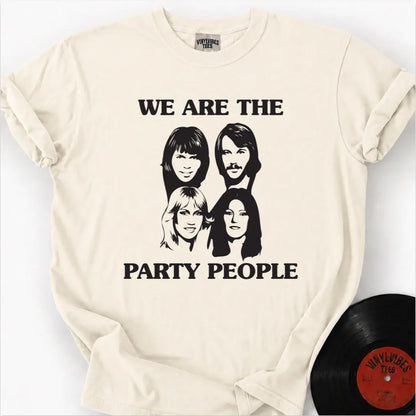 Printify T-Shirt Ivory / S Party People Premium T-Shirt