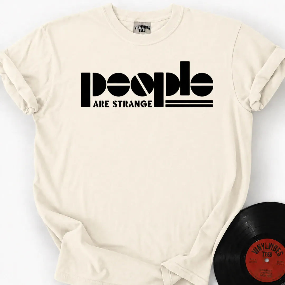 Printify T-Shirt Ivory / S People Are Strange Premium T-Shirt