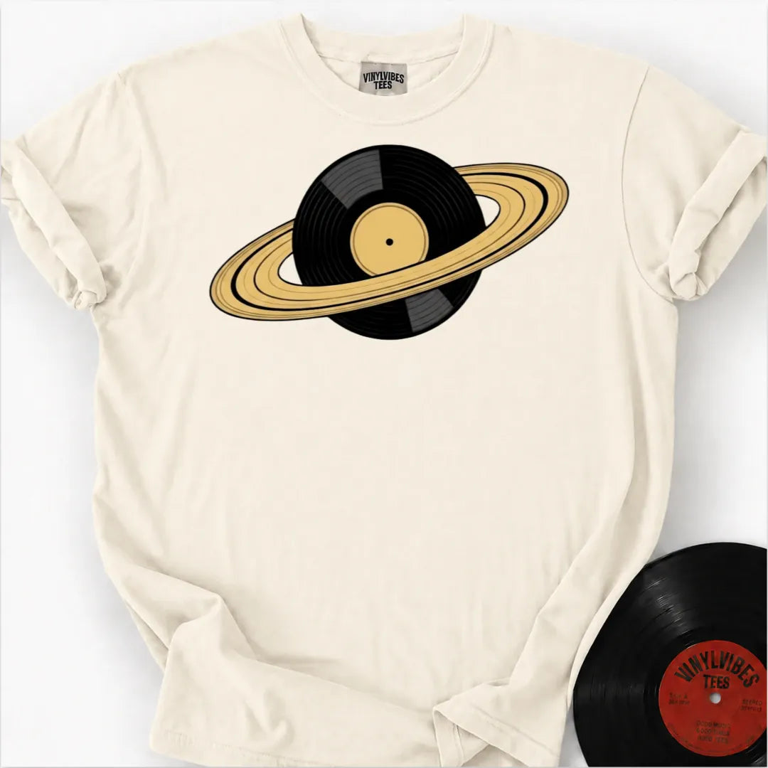 Printify T-Shirt Ivory / S Ring Around The Record Premium T-Shirt