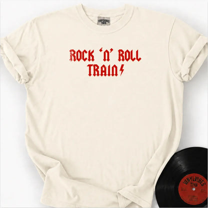Printify T-Shirt Ivory / S Rock 'n roll train Premium T-Shirt