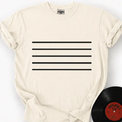 Printify T-Shirt Ivory / S Sound Of Silence T-Shirt