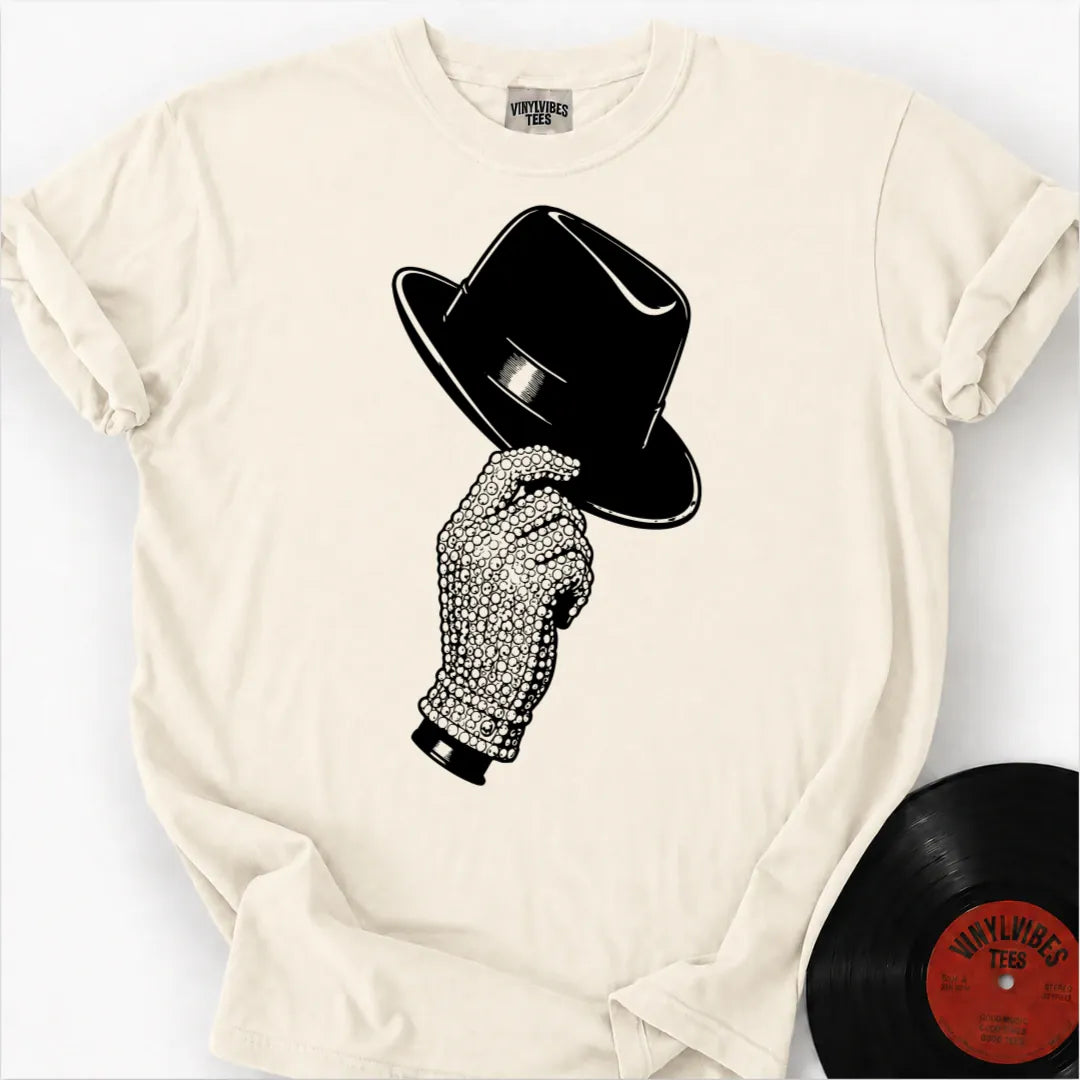 Printify T-Shirt Ivory / S Sparkling Glove & Fedora Premium T-Shirt