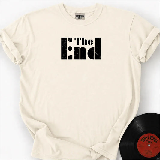 Printify T-Shirt Ivory / S The End Premium T-Shirt